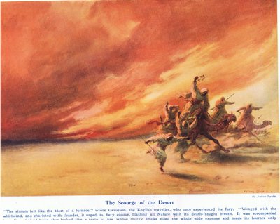 Le fléau du désert, illustration de 